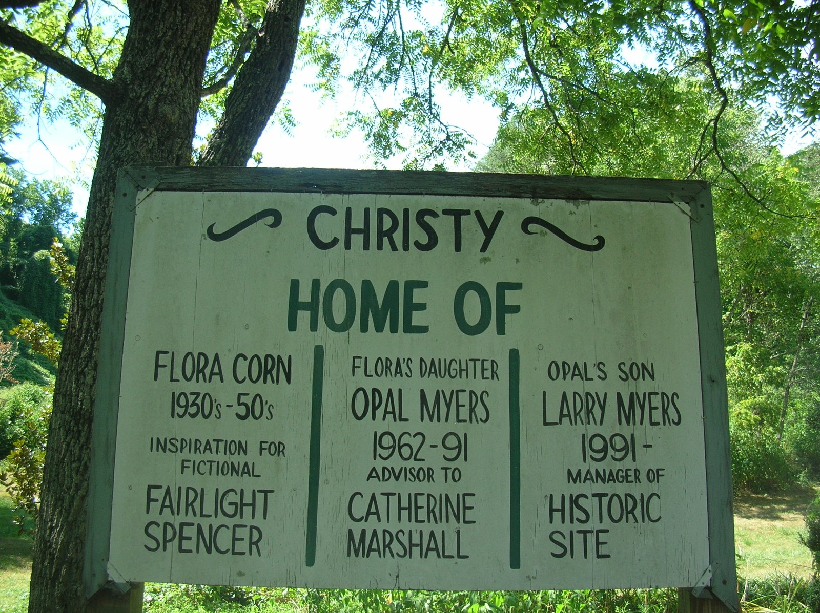 Home of the real Christy story